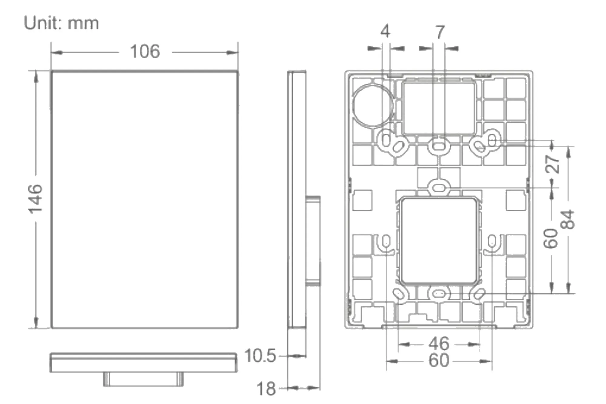 RF 2.4GHz, DMX512 interface Dimming Capacitive Touch Panel, 5V 0.5-1A input, Dimming/Zone control, IP44. UX5  LTECH Touch Panel